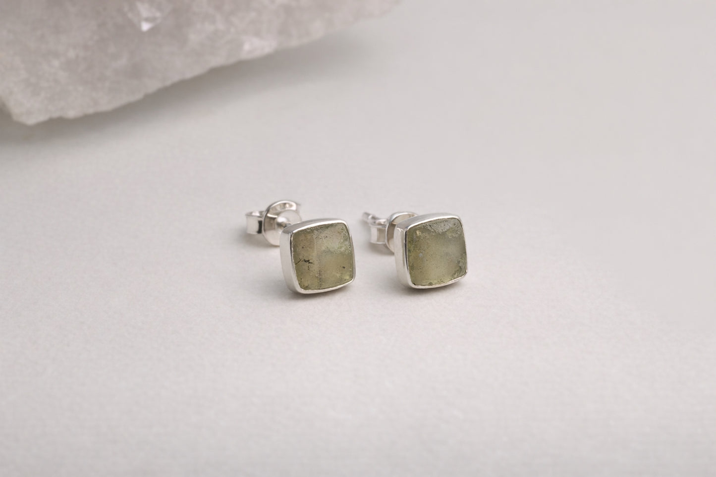 Libyan Desert Glass | Crystal Earrings | Manifestation | Confidence | Personal Power