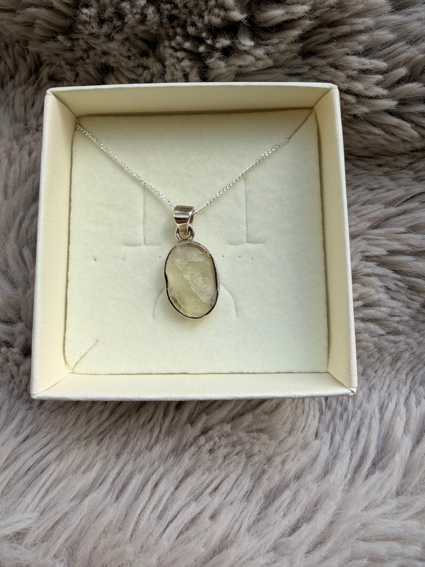 Libyan Desert Glass | Tektite Necklace | Transformation | Confidence | Abundance