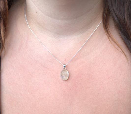 Libyan Desert Glass | Tektite Necklace | Transformation | Confidence | Abundance